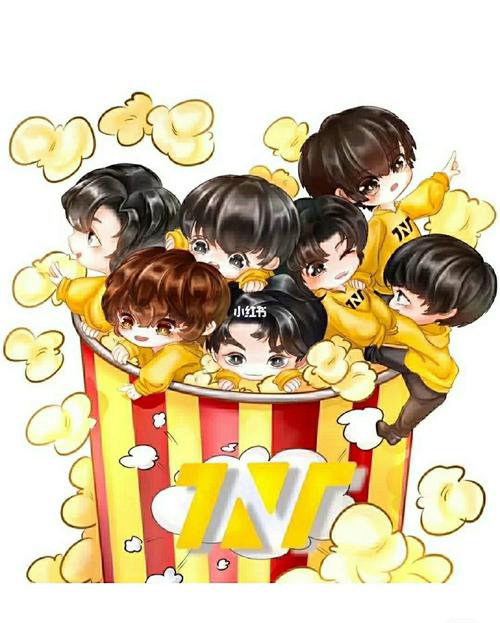 时代少年团q版壁纸第一弹_壁纸_时代少年团_素材_壁纸