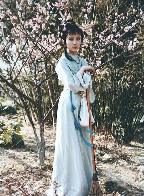 请问这是几几年的红楼梦黛玉葬花剧照.