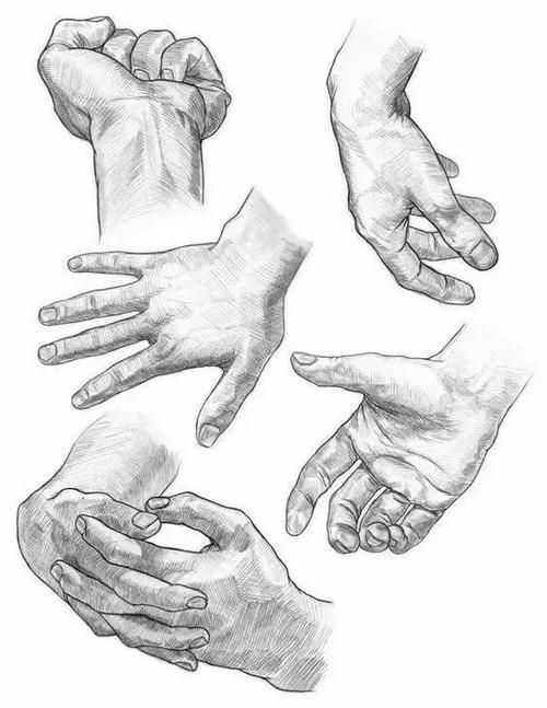 素描手部画法良心教程建议收藏学习