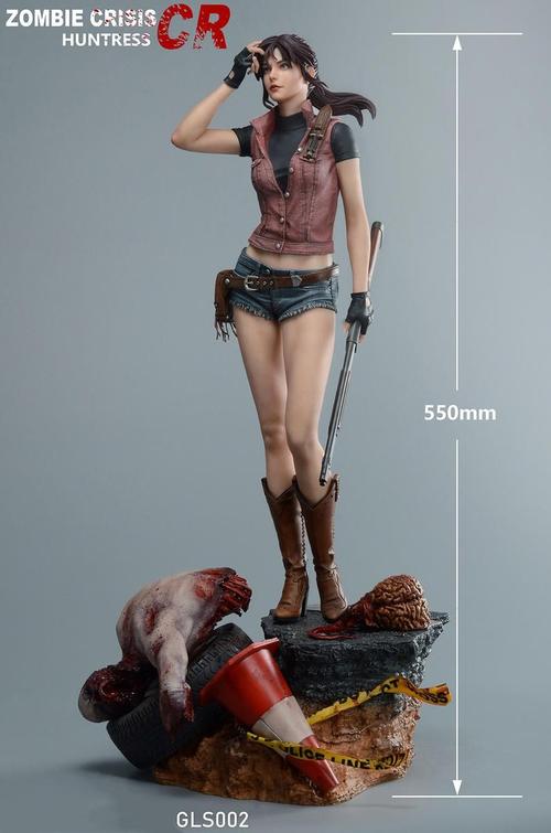 热火gk定制绿叶生化危机克莱尔雕像模型手办手办