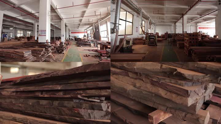 红木家具工厂内景