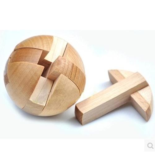 儿童成人进口榉木智力益智解锁拆装玩具孔明锁解锁