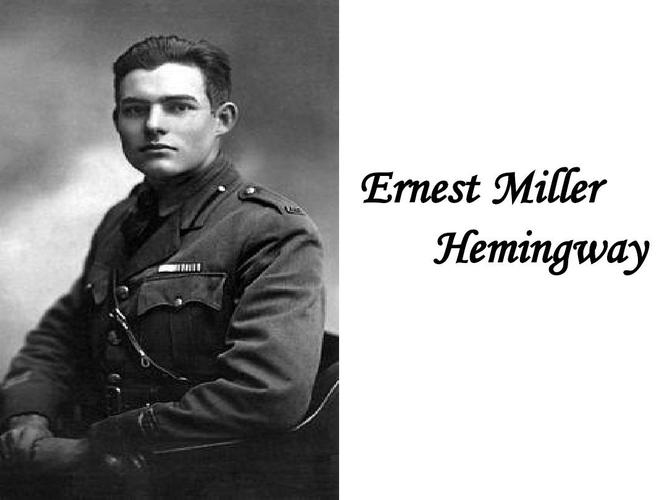 海明威__英文_简介