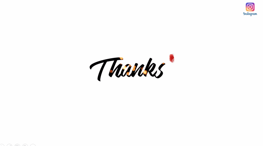 【ppt教程】制作超美的动态英文结尾