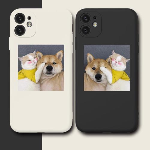 iphone 12壁纸可爱,iphone12壁纸高清可爱 情侣猫狗小米11苹果12手机壳可爱适用华为p40mat任意