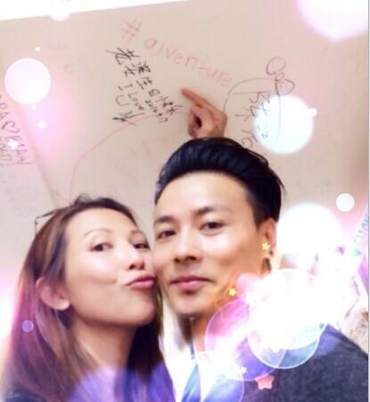 蔡少芬生日晒吻照秀恩爱 张晋:同行是幸福