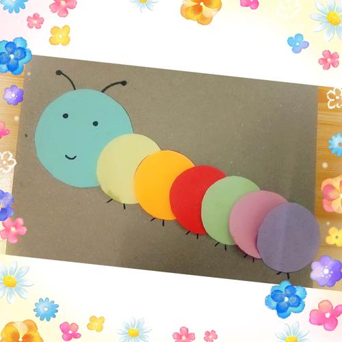 【夹津口镇中心幼儿园】寒假小班亲子课堂第四课手工创意——《毛毛虫