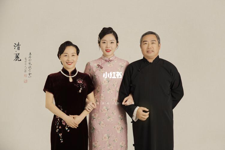 唐山约拍·工笔画复古全家福客照_全家福_复古_约拍_摄影_写真