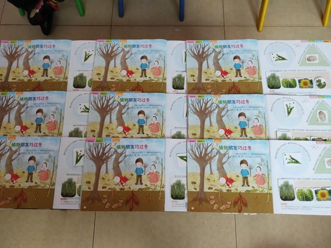 科学课程:《植物朋友巧过冬》,让宝贝们了解到植物的过冬方式,并进行