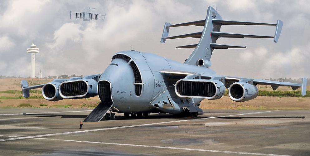 cargo drone by lmorse