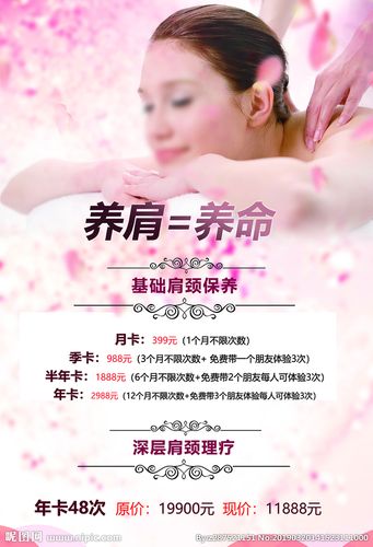 肩颈海报图片
