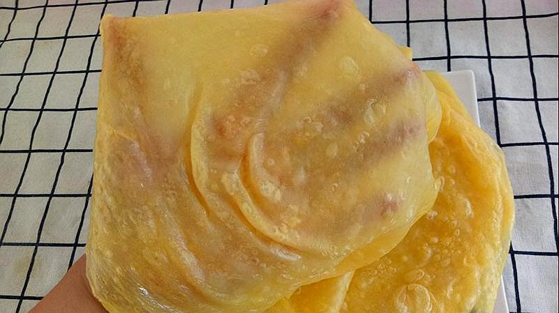 东北筋饼正宗做法,3个小窍门,20秒一张,看完你也会