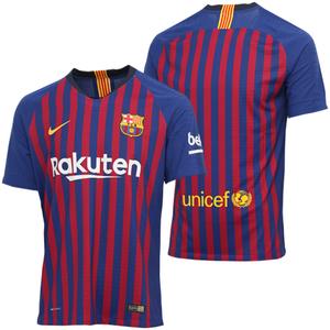 巴萨官方正品 nike18-19巴塞罗那主场vapor球员版球衣894417-456