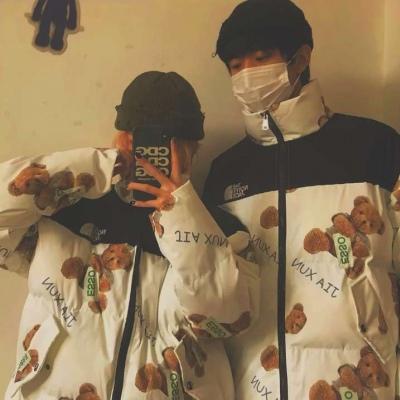 意境情侣头像 抱着猫