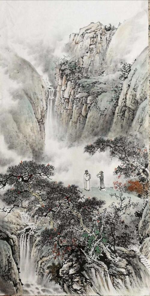 广东佛山三水画家徐冠新山水画微展
