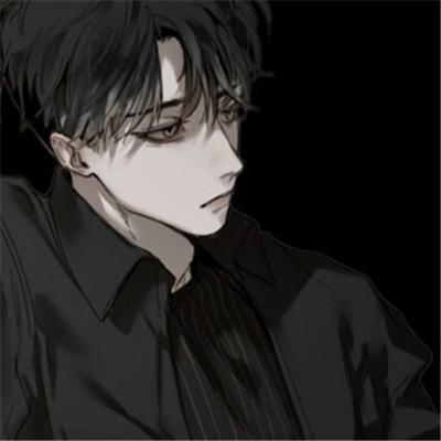 男生动漫头像冷酷帅气二次元大全 敬往事一杯酒再爱也