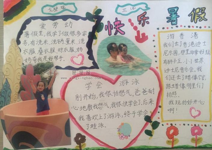 暑假运动手抄报内容 (第1页)