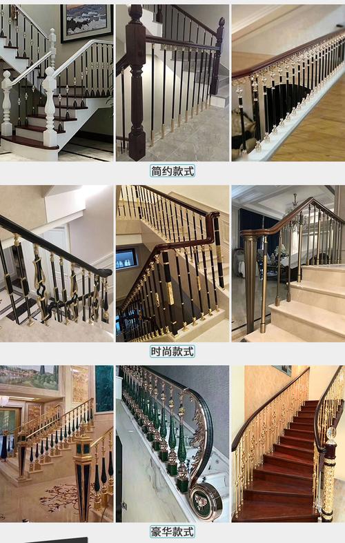 厂家供应铝合金楼梯护栏 铝艺楼梯扶手护栏 铝合金立柱卡罗拉系列