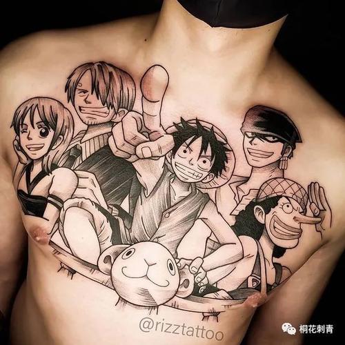 动漫海贼王主题纹身素材分享 2