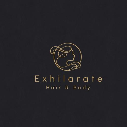 logo设计,使用脚本编辑的"e"编织优雅而华丽的线条作品,同时使女性的