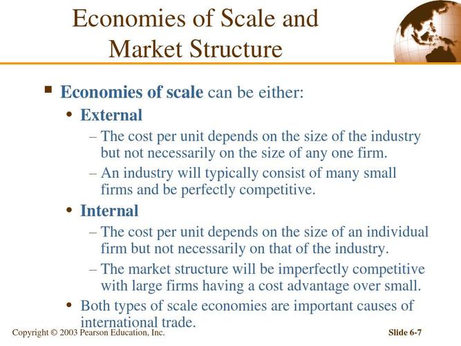 both types of scale economies are important causes of