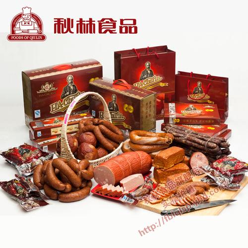 伊雅 秋林盒装儿童肠 500g 哈尔滨特产 哈尔滨秋林食品盒装红肠