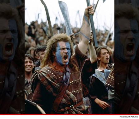 com"12月23日报道,曾在《勇敢的心》中扮演苏格兰民族英雄的美国演员