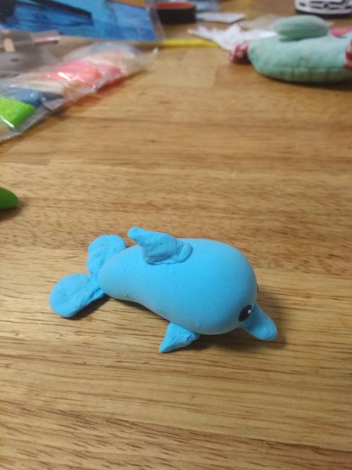 粘土手工--萌萌哒海豚