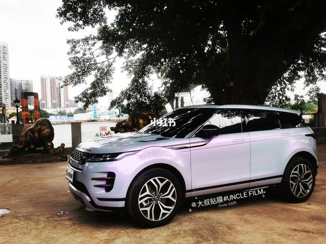 改色案例96路虎极光 渐变效果_极光_路虎怎么样_汽车改色贴膜_汽车