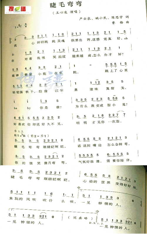 睫毛弯弯