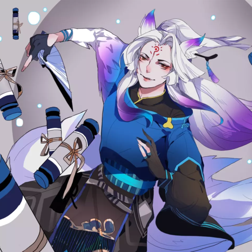 阴阳师 头像 妖狐 比例1:1 图源乐乎