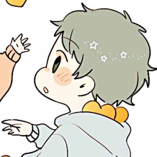 情侣头像 简单 可爱 手绘 卡通 动漫 二次元 萌系 清新 萌物 小头像