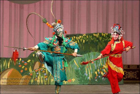 戏曲表演动作形式:跑圆场