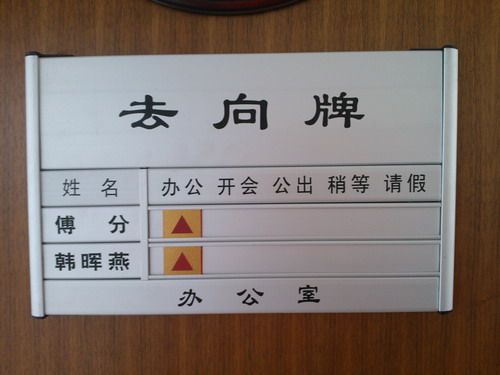 >> 铝合金工作人员去向牌加工