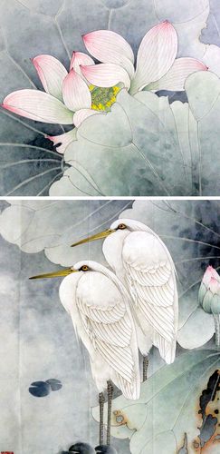 由自艺术【厦门人】名家保真-国家一级美术师 陈禾青 竖幅精品工笔