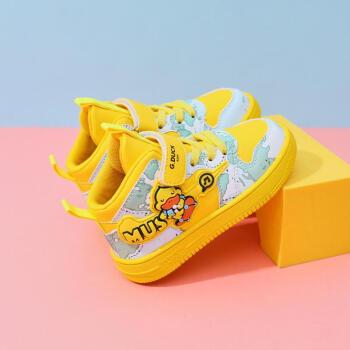 969696bduck小黄鸭特价捡漏童鞋童鞋女童运动鞋春秋款儿童板鞋