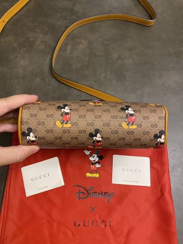 gucci古驰单肩包米奇相机包_【99新】新_7399元_长0.