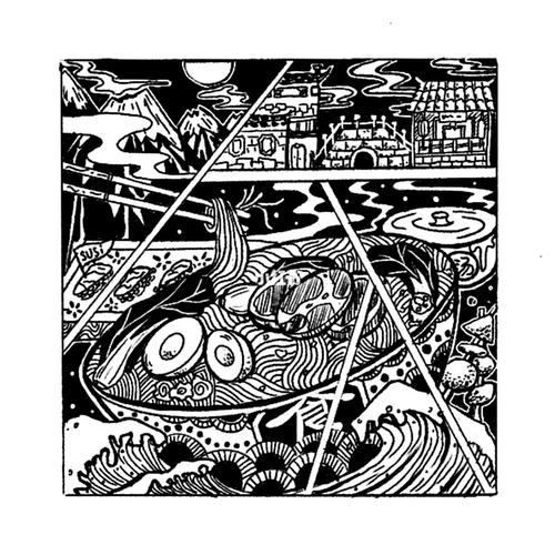 艺术设计视传考研|黑白装饰画(美食类)_装饰画_考研_美食_艺术_考研