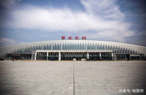 航拍济青高铁章丘北站,可以坐高铁去买章丘铁锅看泉了