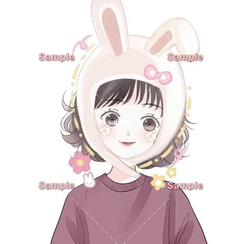 手绘头像‖软萌的女生头像7815_手绘_软萌_绘画_卡通_动漫_头像