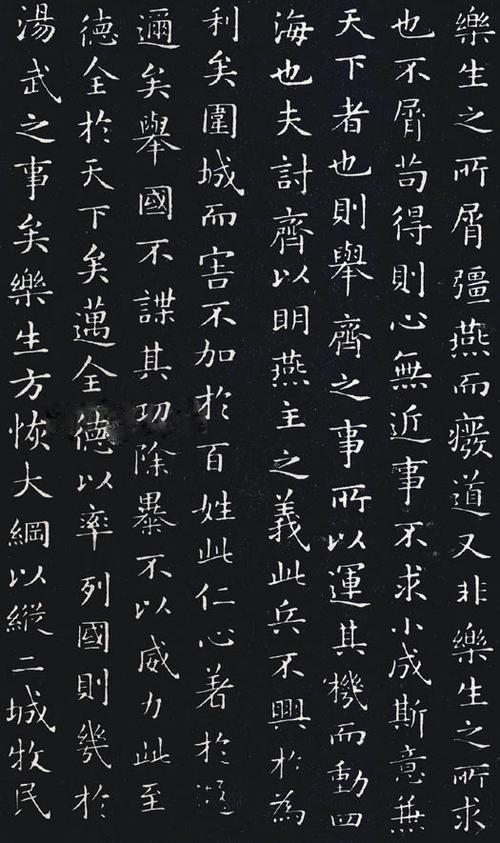 褚遂良临摹王羲之《乐毅论》