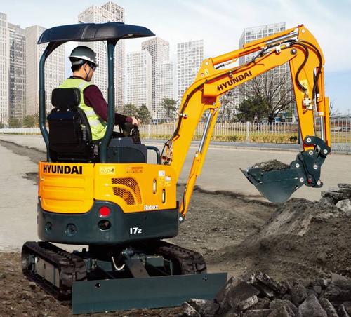 韩国原装进口装备17吨迷你挖掘机r17z