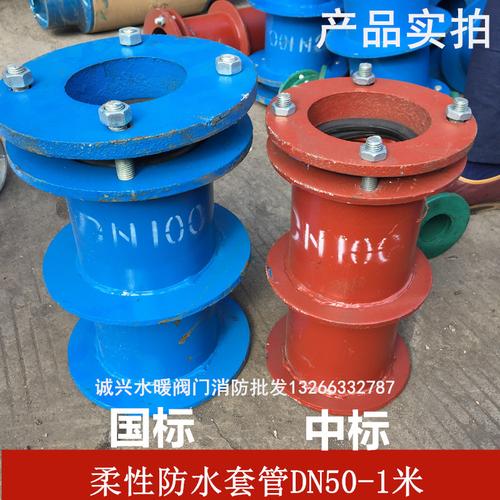 a型b型预埋柔性防水套管国标刚性防水套管消防水池防水套管100150