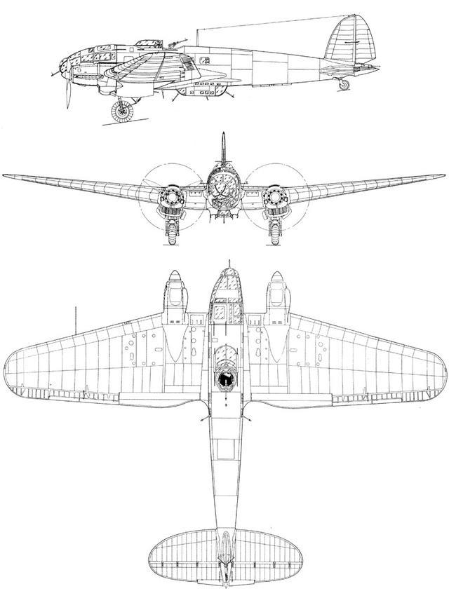 第三帝国的重锤,二战德国战术空军的主力轰炸机,he-111轰炸机