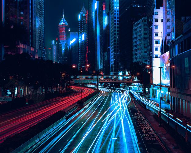道路延时摄影