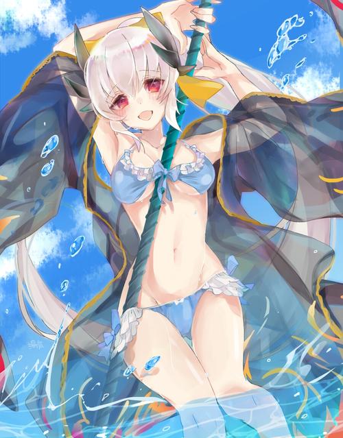 fgo英灵图鉴134&135:清姬(枪)&玛尔达(裁)