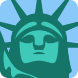 自由女神像emoji素材一 160x160像素