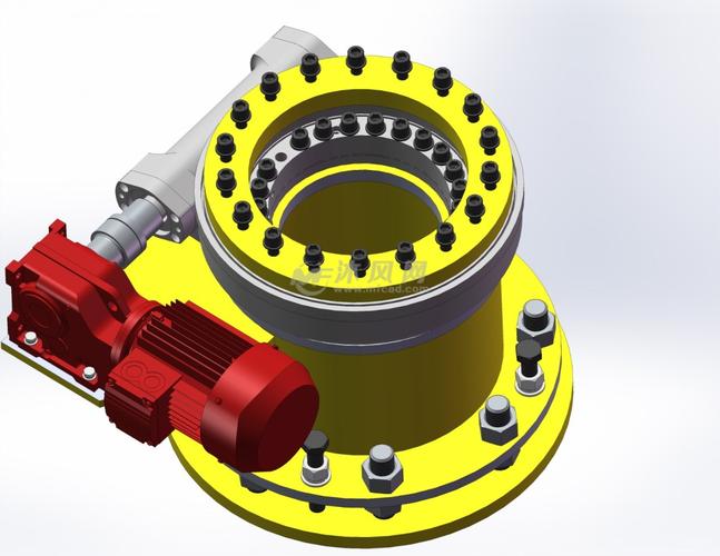 转盘中心驱动装置,支承装置