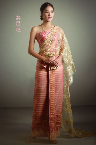 【泰星美图】女星tangmo 唯美泰国服饰_看图_泰星吧