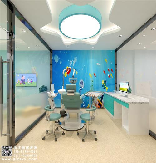 湖州口腔医院装修设计案例效果图